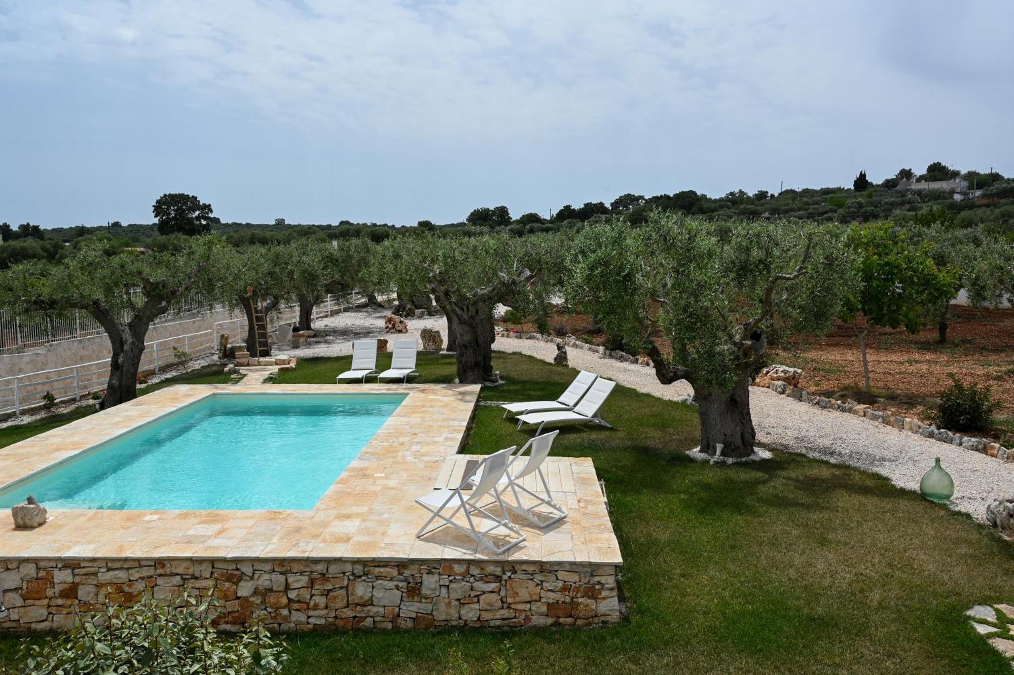 Trulli Lisanna - Exclusive Private Pool And Rooms Up To 10 People Antonelli Eksteriør billede